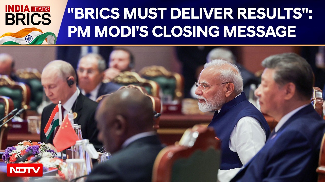 PM Modi's BRICS Closing Message: From Ideas To Concrete Results