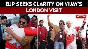 BJP Questions CM Vijay's London Trip, Asks About Govt Money, Investments