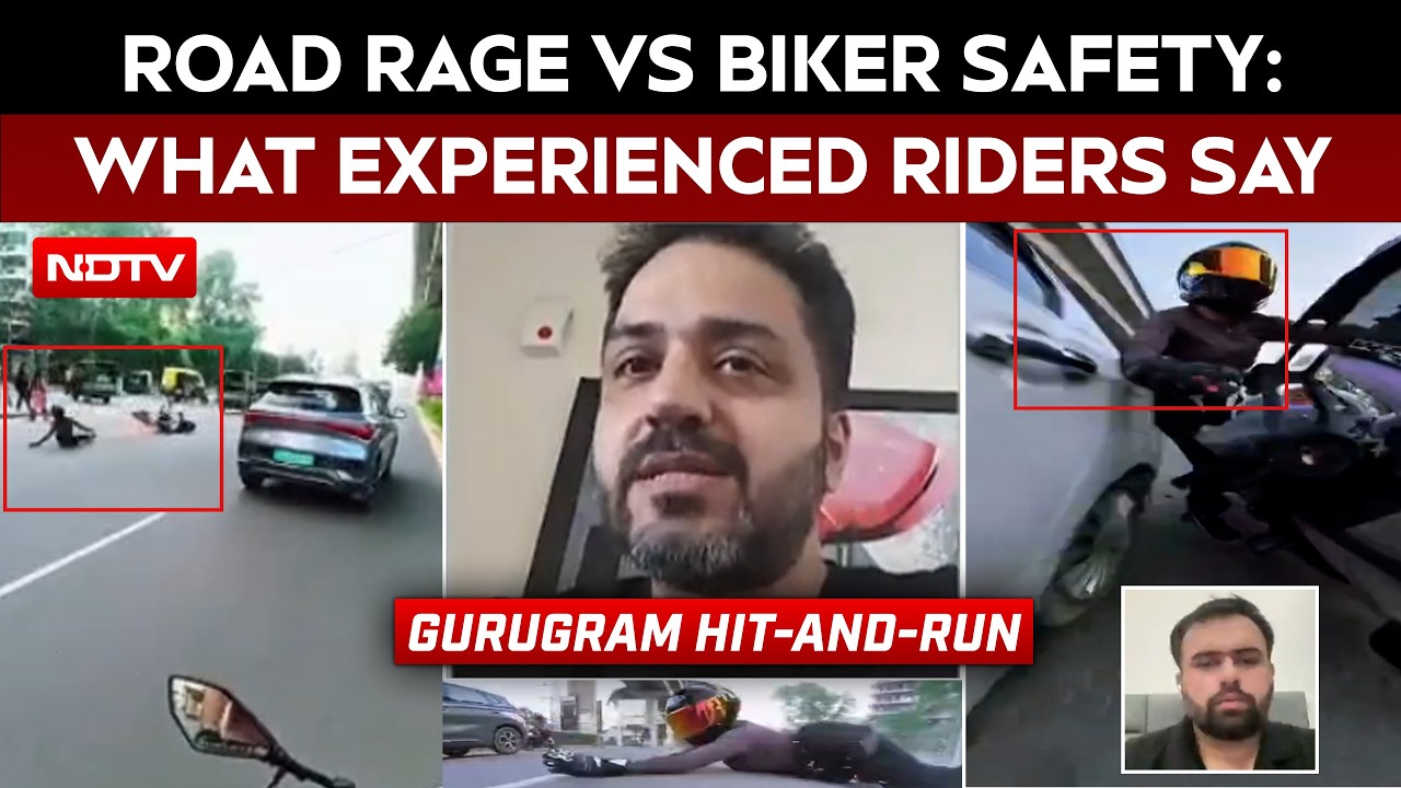 Gurugram Biker Hit: Experts Stress Safety, Gear And Lane Discipline | GUrugram Biker Crash