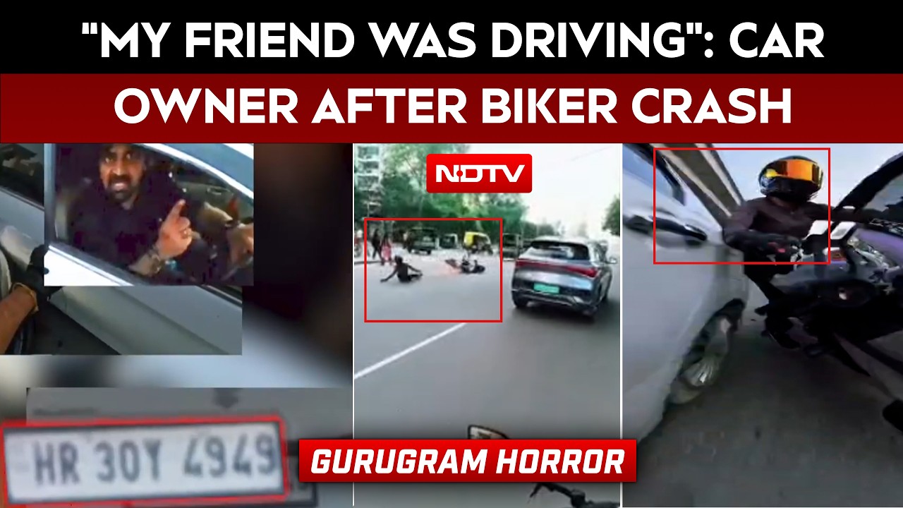 Gurugram Biker Accident | "My Friend Kalyan Was Driving": Owner Of Car That Hit Woman Biker