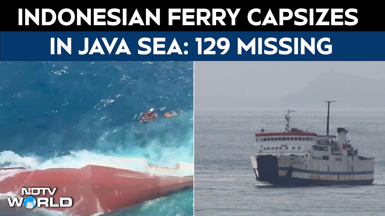 Indonesia Ferry Disaster: 129 Missing After Passenger Ship Capsizes In Java Sea, Rescue Op Underway