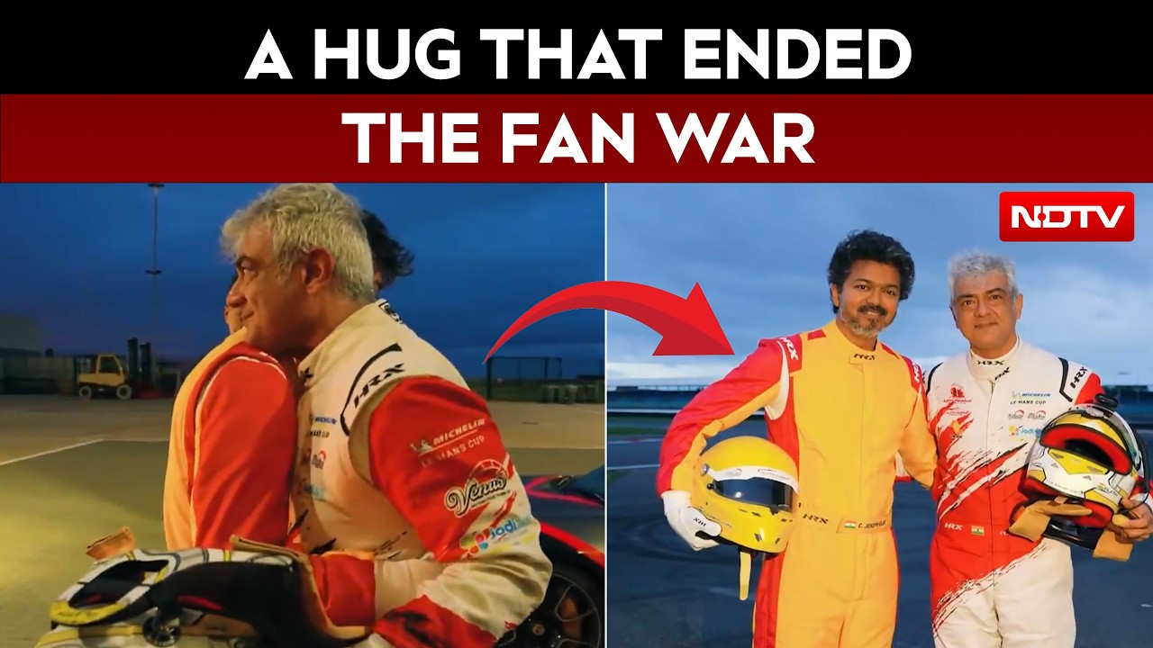 Vijay Meets Ajith In UK: A Hug That Goes Beyond Tamil Cinema