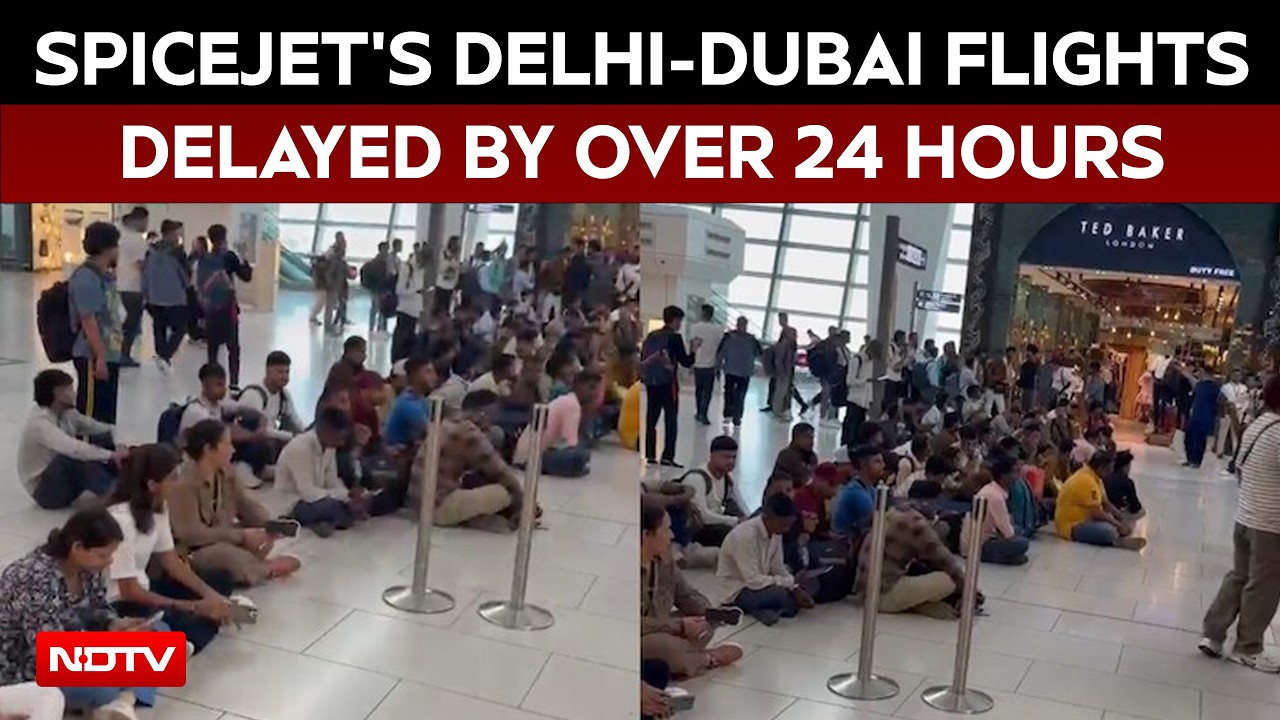 SpiceJet Delhi-Dubai Flights Delayed For Over 24 Hours, Passengers Protest At Airport