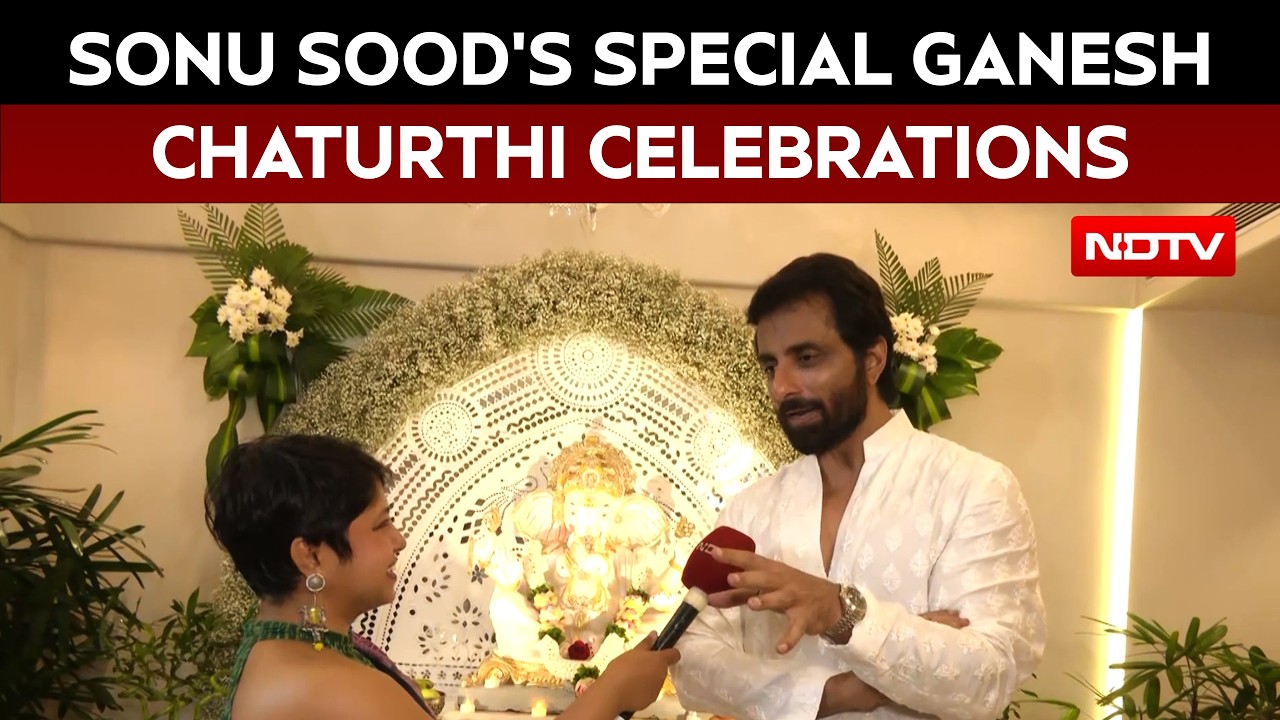 Actor Sonu Sood's Special Ganesh Chaturthi Celebrations