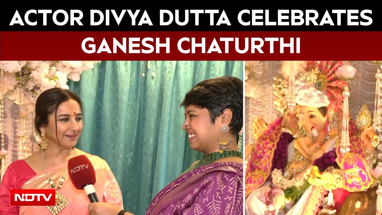 Actor Divya Dutta Celebrates Ganesh Chaturthi | NDTV Exclusive