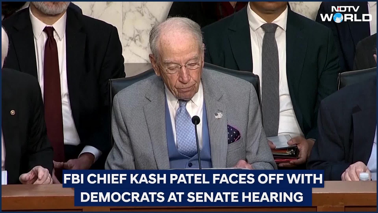 Kash Patel Hearing | 'You're A Mockery': FBI Chief Clashes Over Epstein Files At Senate Hearing