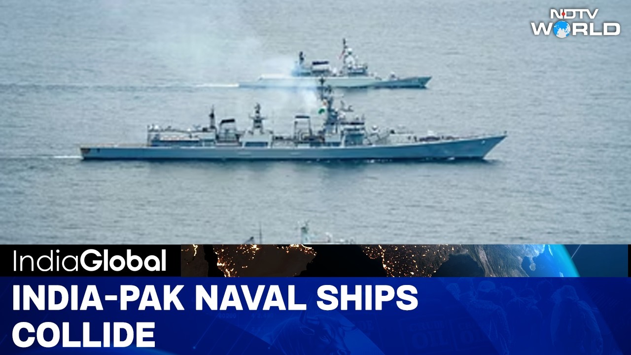 Pakistan Navy Warship Collides With Frontline Indian Navy Vessel; India Summons Top Diplomat