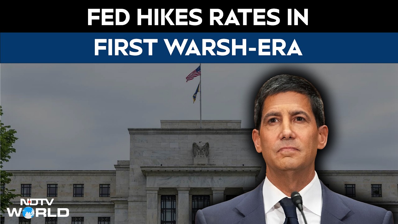 Fed Hikes Rates In First Warsh-Era Move, Signals Another Hike This Year