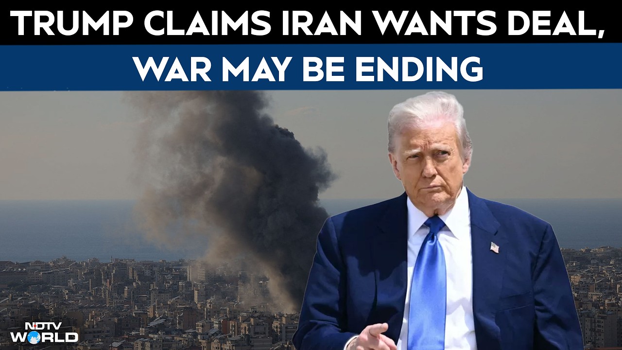 Donald Trump Claims Iran Wants A Deal, Says War May Be Nearing Its End