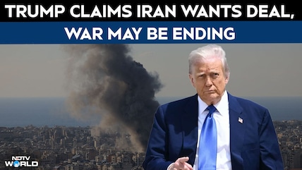 Donald Trump Claims Iran Wants A Deal, Says War May Be Nearing Its End