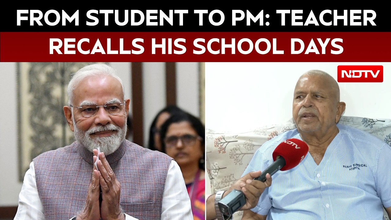 PM Modi Birthday | 'I Taught Him Maths And Science': PM Modi's Teacher Shares School Memories