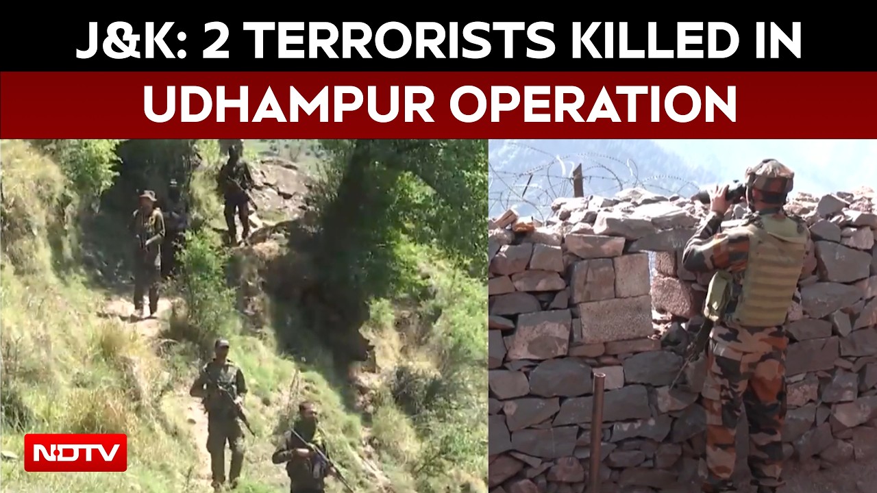 Udhampur Encounter: 2 Terrorists Neutralised, Search Operation Continues