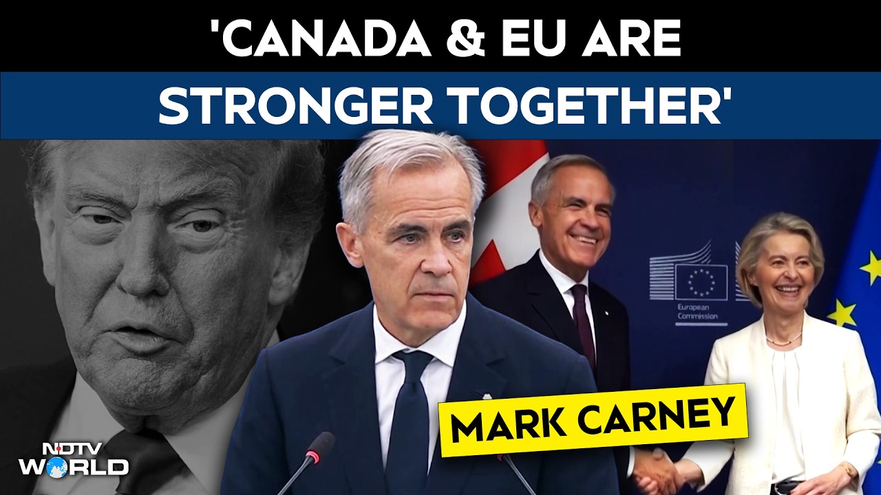 'Canada & EU Are Stronger Together': Canadian PM Carney To EU Parliament Amid Trade Tensions With US
