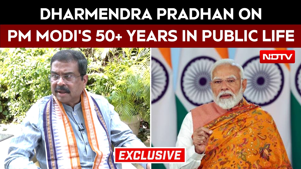 PM Modi&rsquo;s 50-Year Public Journey: Dharmendra Pradhan&rsquo;s Big Takeaways | Exclusive NDTV Interview