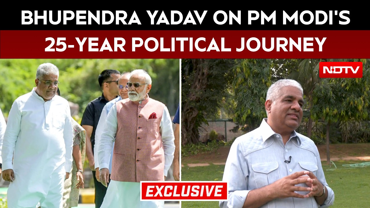 PM Modi @25: Union Minister Bhupendra Yadav On His 25-Year Political Journey | Exclusive