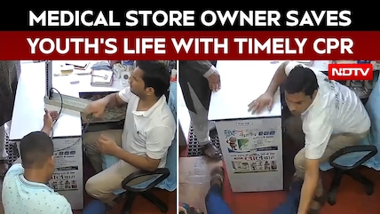 On Camera: Medical Store Owner Saves Youth's Life With Timely CPR In Uttarakhand