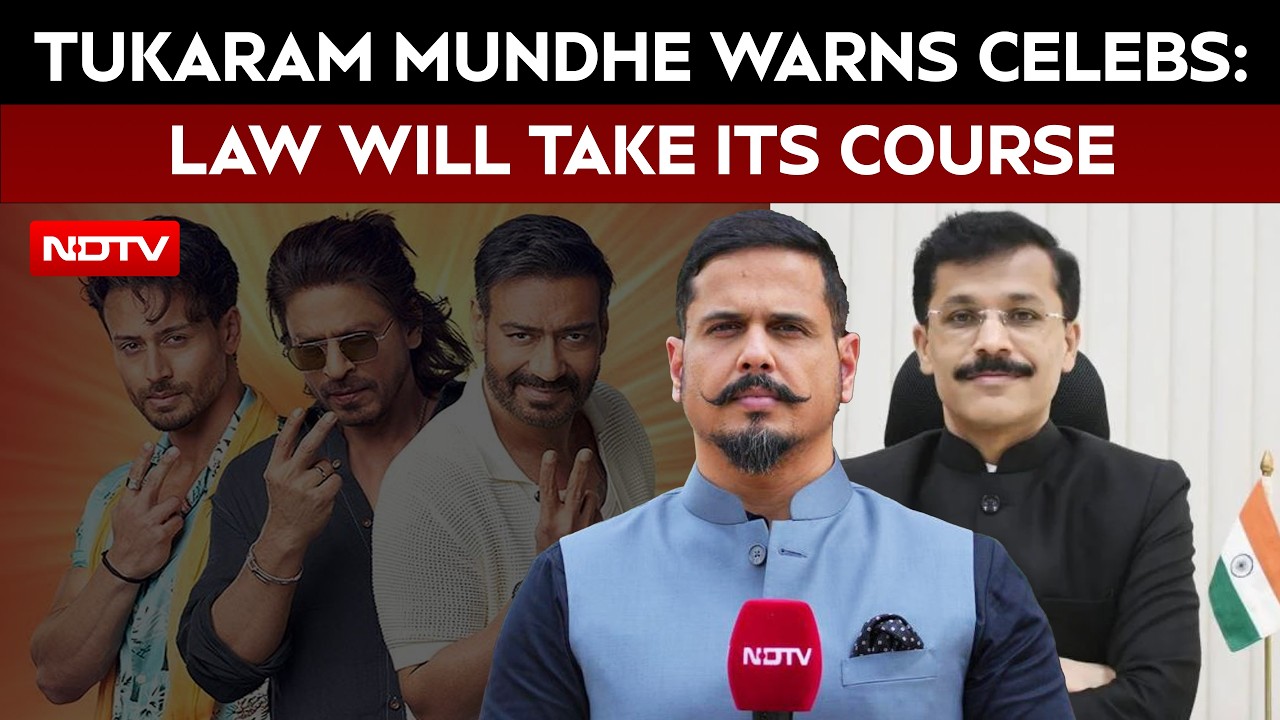 Tukaram Mundhe Says Crackdown Won't Stop, Targets Bollywood Celeb Ads And Food Outlets