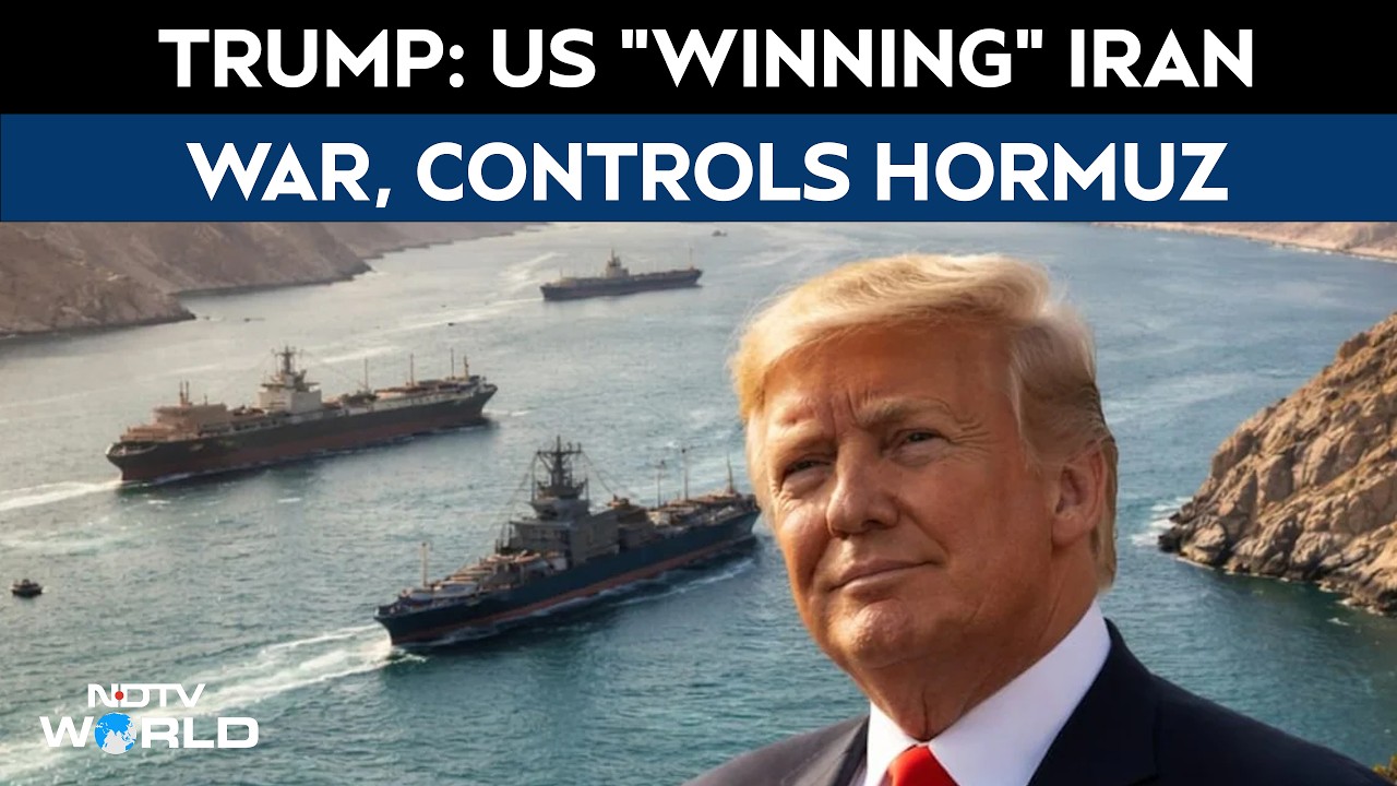 Donald Trump Claims US Is “Winning” Iran War, Controls Strait Of Hormuz