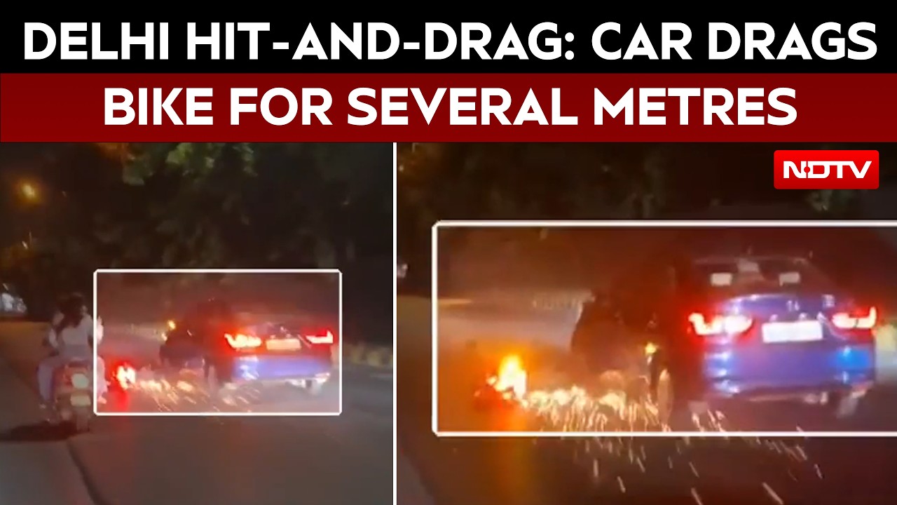 Delhi Hit-And-Drag: Car Drags Bike For Metres In RK Puram, Driver Held