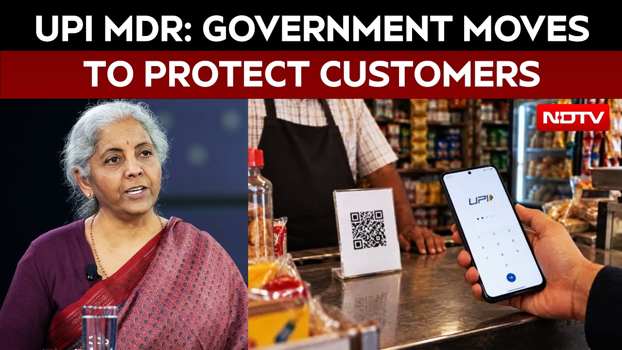 UPI MDR Rules: Government Moves To Stop Merchants Passing Cost To Customers