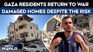 Gaza War News | Gaza Residents Return To War-Damaged Homes Despite Risk Of Building Collapse