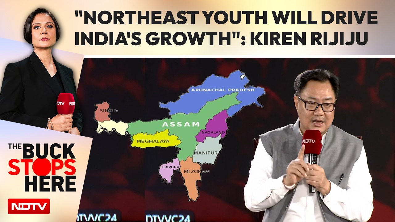 Kiren Rijiju Interview | "Northeast Youth Will Drive India's Growth": Kiren Rijiju To NDTV