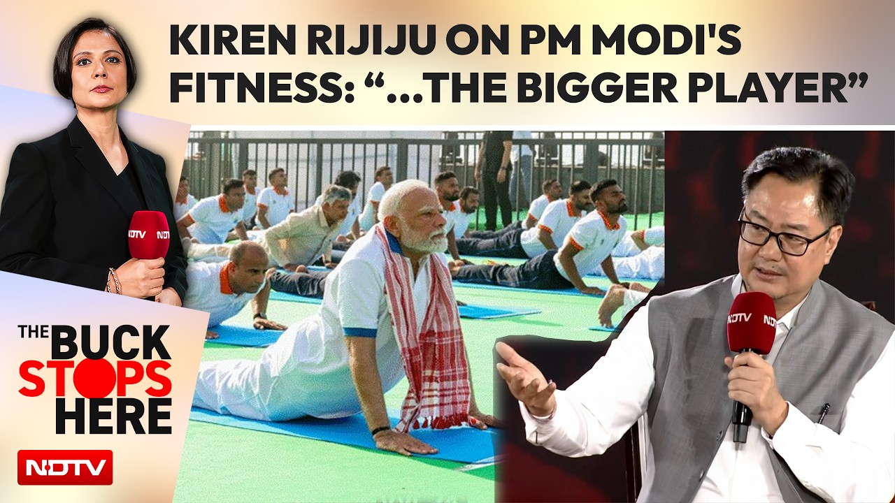 "My Boss Is The Bigger Player": Kiren Rijiju On PM Modi's Fitness, Fit India Mission