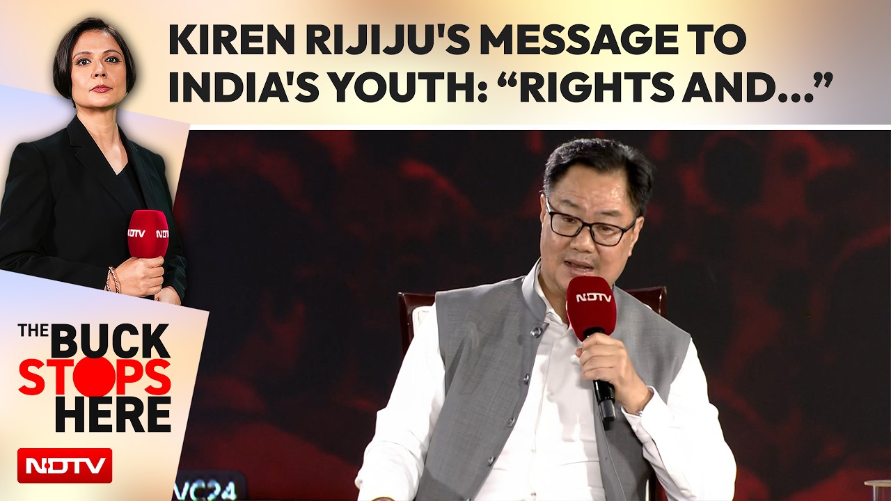 'Rights And Duties Must Be Balanced': Kiren Rijiju's Message To India's Youth