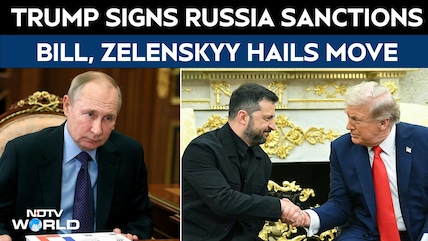 Donald Trump Signs Russia Sanctions Bill, Zelenskyy Hails Move