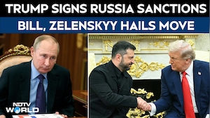 Donald Trump Signs Russia Sanctions Bill, Zelenskyy Hails Move