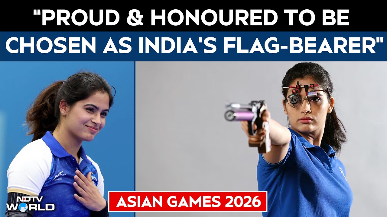 Manu Bhaker Proud To Be Indiaâs Flag-Bearer At Asian Games 2026