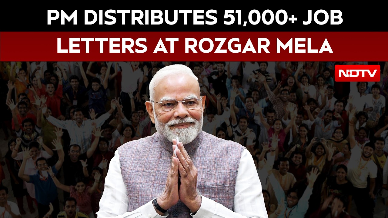 PM Modi Attends 20th Rozgar Mela, Distributes 51,000+ Appointment Letters