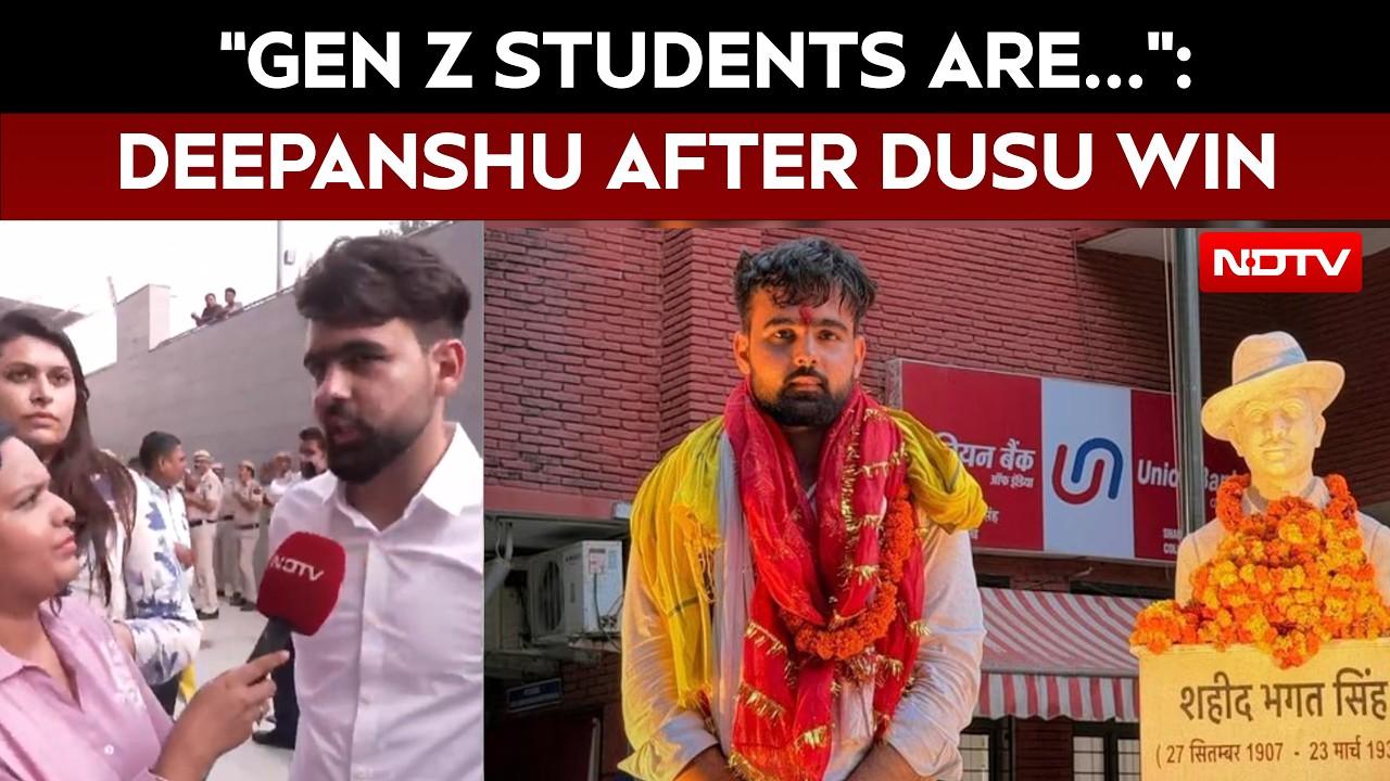 Deepanshu Shokeen After DUSU Win: "Gen Z Students Are More Aware"