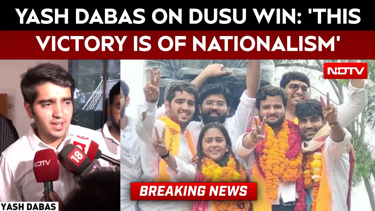 Yash Dabas On DUSU Win: 'This Victory Is Of Nationalism, Unity'