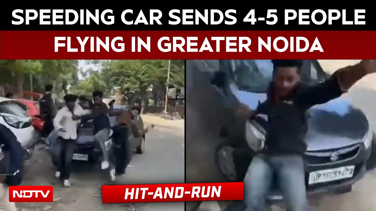 Greater Noida Hit-And-Run: Speeding Car Hits 4-5 People, Driver Flees