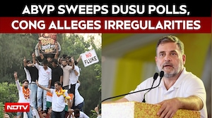 DU Election Results | DUSU Results: ABVP Wins 3 Of 4 Posts, BJP Targets Rahul Gandhi