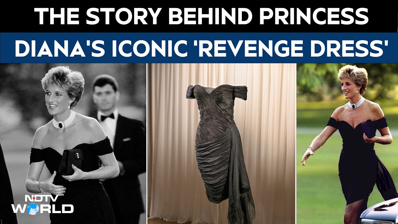 Princess Diana's Legendary Black Dress Returns To The Auction Spotlight