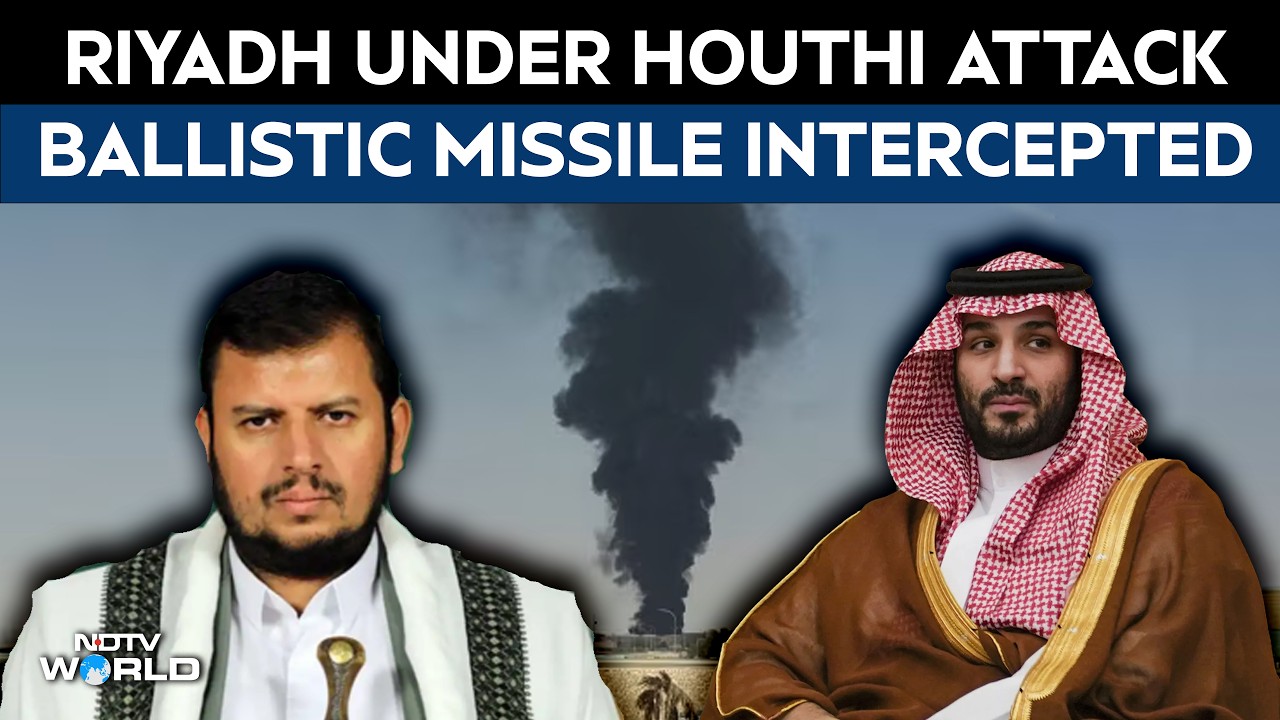 Houthis Fire Ballistic Missile At Riyadh, Saudi Air Defences Intercept Attack