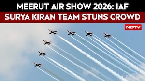 Surya Kiran Air Show In Meerut 2026: IAF Aerobatic Team Wows Crowd
