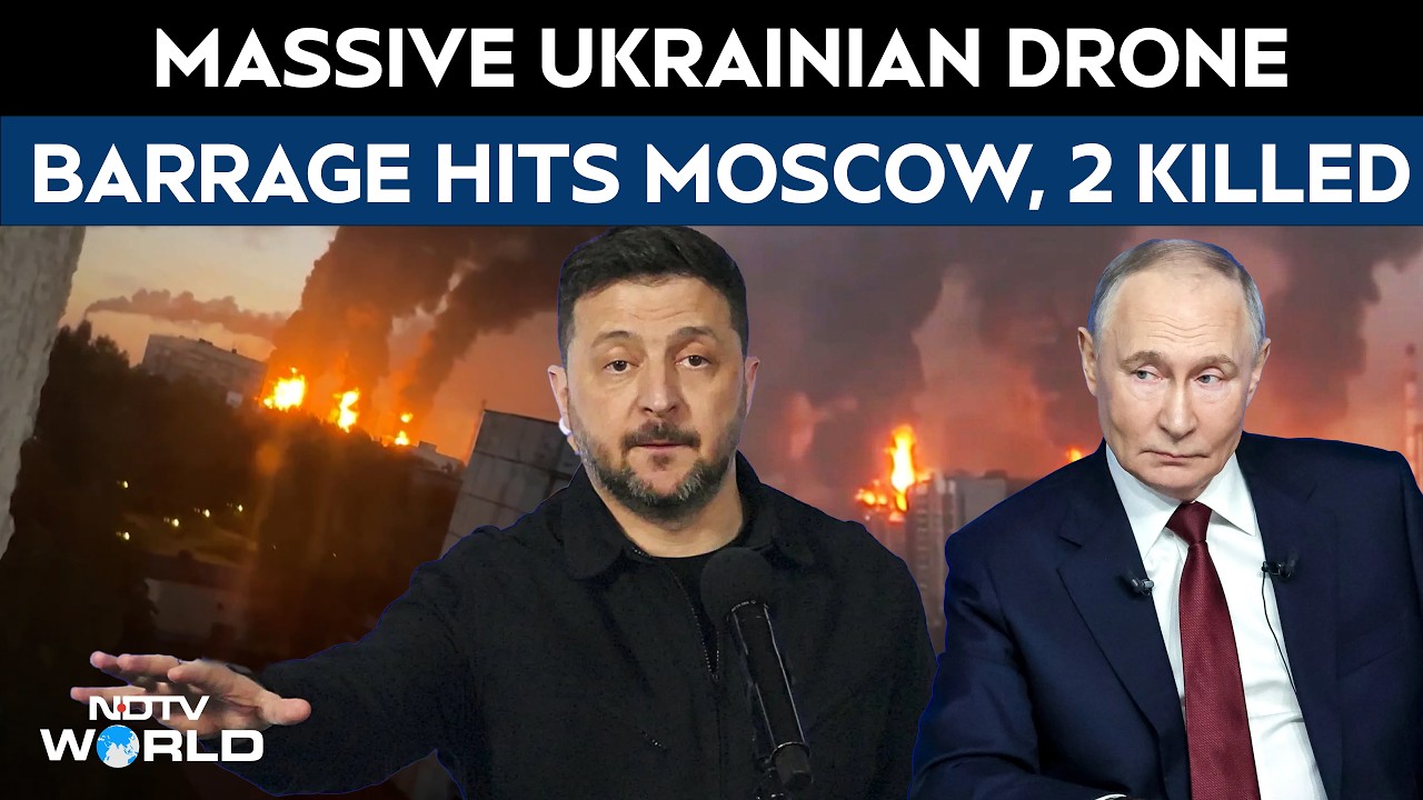Moscow Attack | Ukraine Launches Major Drone Attack On Moscow, 2 Killed And Several Injured