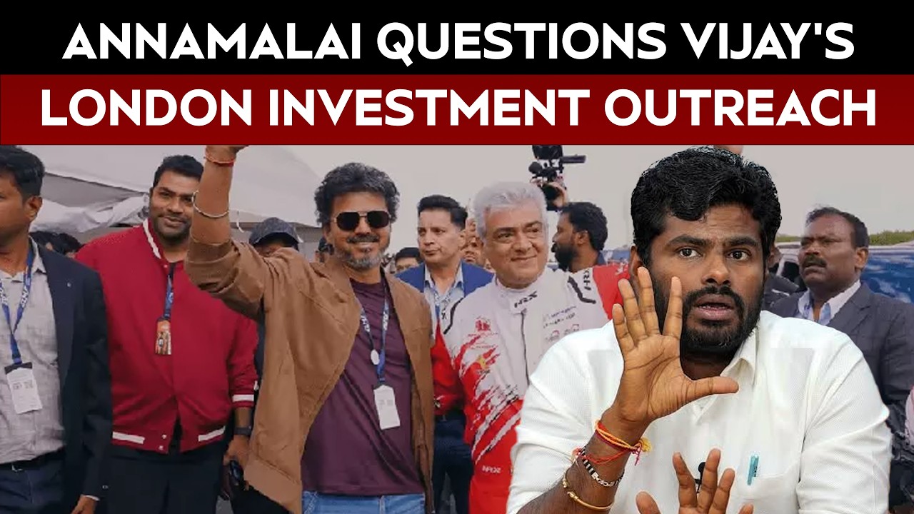 Vijay's London Investment Visit Sparks Political Row, Annamalai And Udhayanidhi Attack