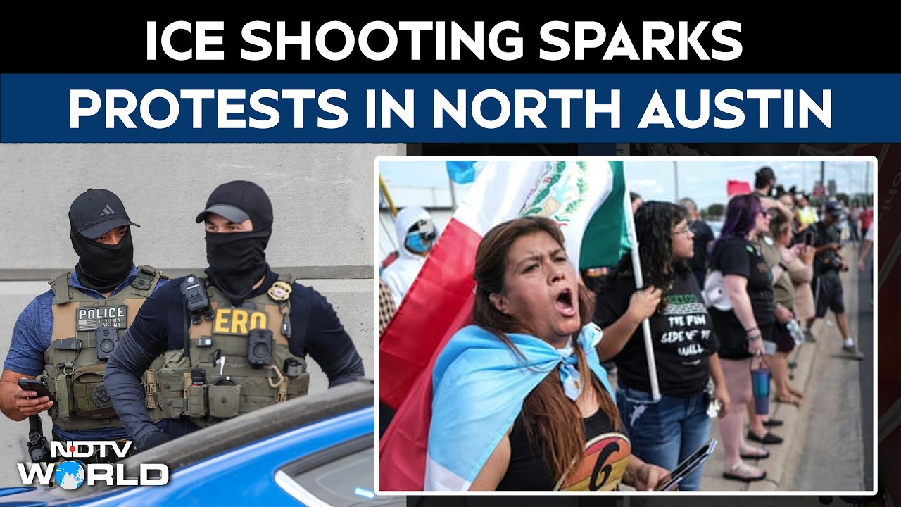 ICE Shooting Texas | Protests Erupt In Austin After ICE Agent Shoots Man During Operation