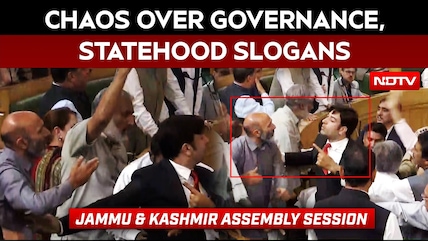 Ruckus In J&K Assembly As BJP Raises Governance Issues, Oppn Demands Statehood