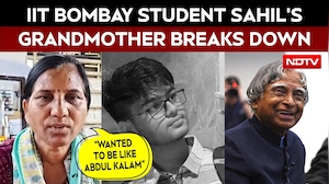 IIT Bombay Student Sahil's Grandmother Breaks Down: "He Wanted To Be Like Abdul Kalam"