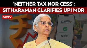 FM Sitharaman Clarifies UPI MDR: Customers Will Not Bear The Cost Directly