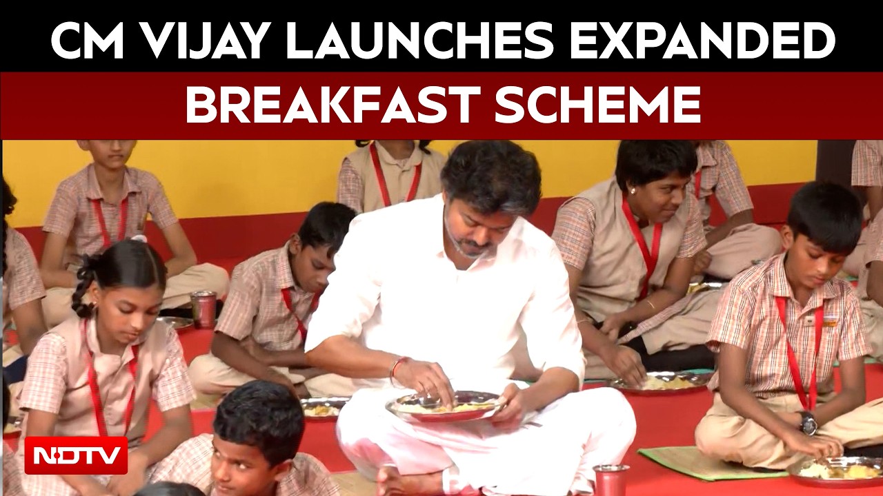 Vijay Expands Breakfast Scheme, AIADMK Cries "Copycat"