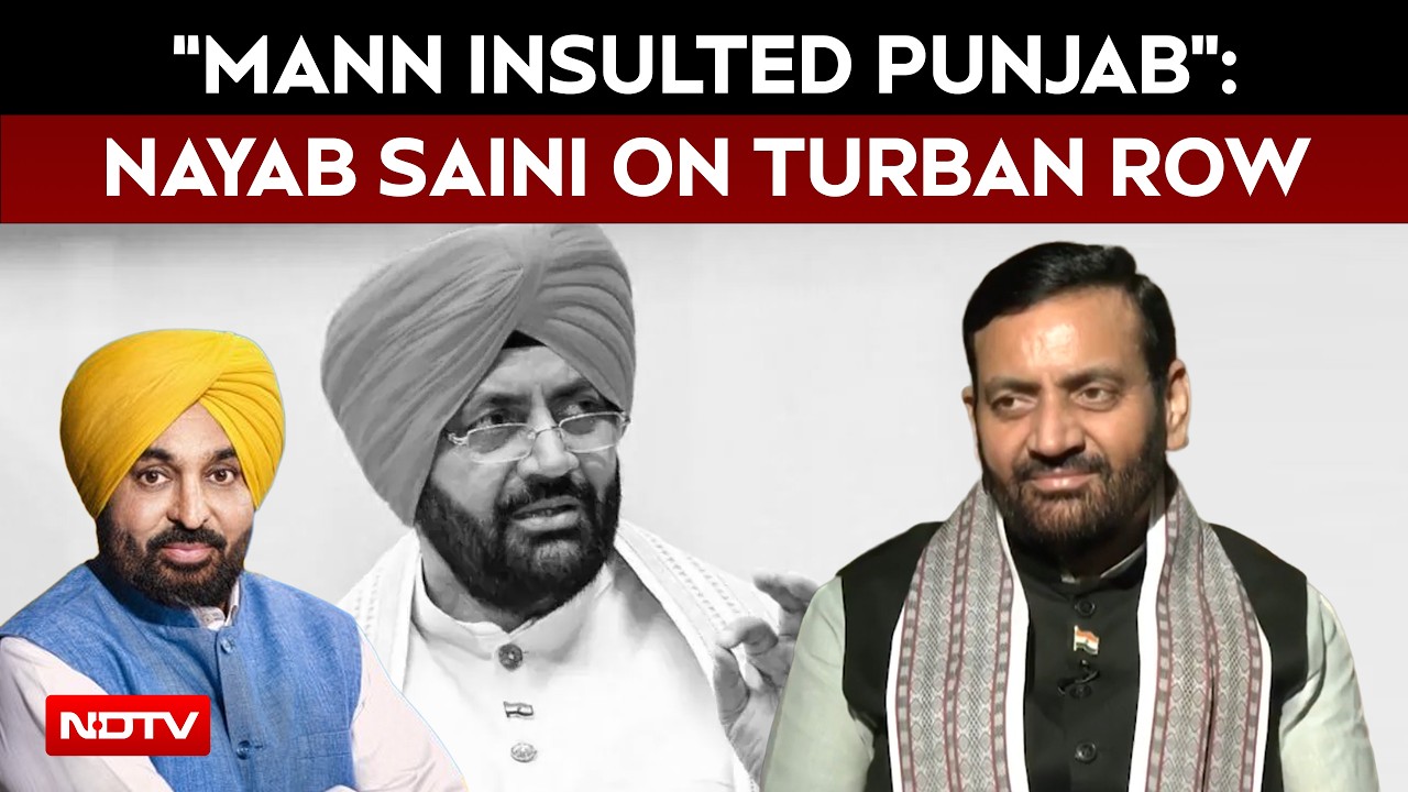 Punjab Elections | Punjab Turban Row: Saini Accuses Mann Of Insulting Punjab