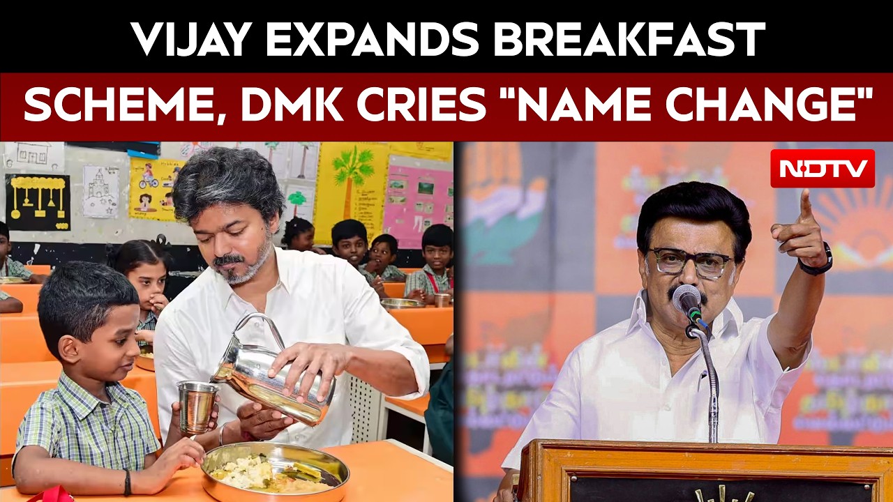 Vijay Expands Breakfast Scheme, DMK Cries "Name Change" | The Southern View