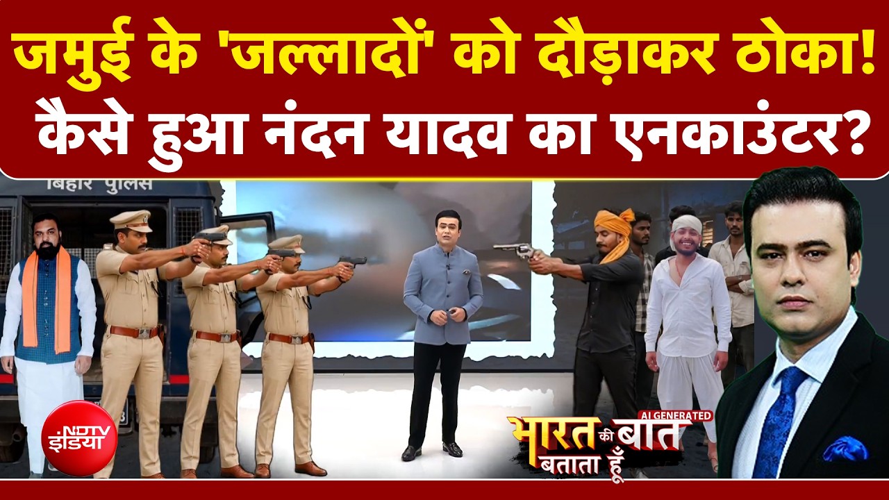 जमुई के 'जल्लादों' को दौड़ाकर ठोका! Nandan Yadav का हुआ एनकाउंटर