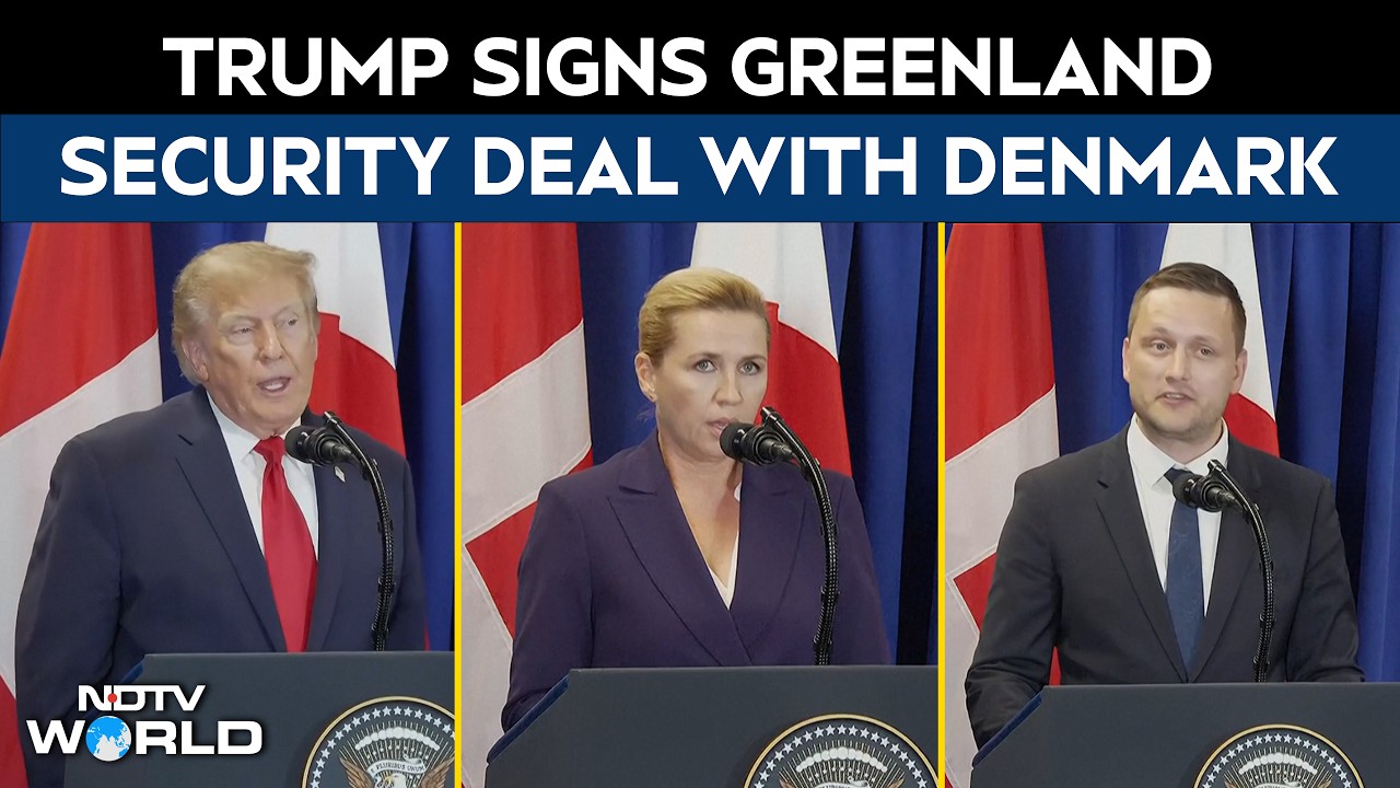 Trump Signs Greenland Security Deal With Denmark, Allows Larger US Military Presence